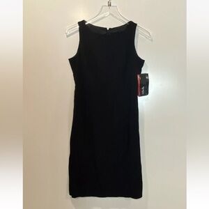 NWT‎ Rafaella Black Perfectly Slimming Shape Sheath Dress Womens 6